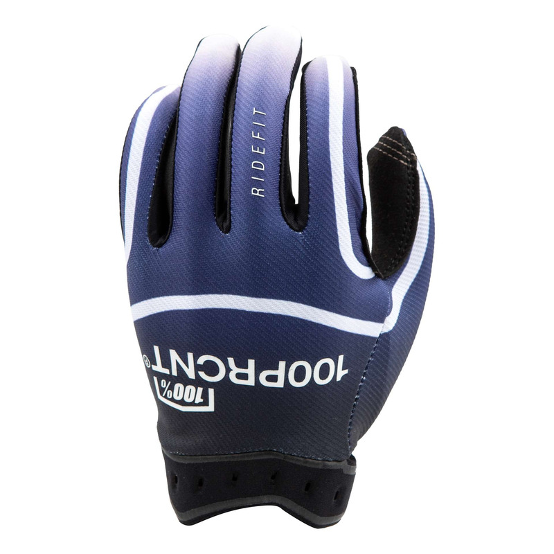 Gants cross 100Â % Ridefit 2 bleu- S