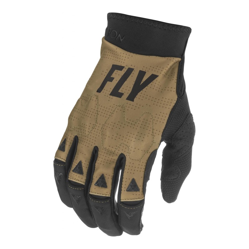 Gants cross Fly Racing Evolution DST kaki/noir/rouge- XS/7