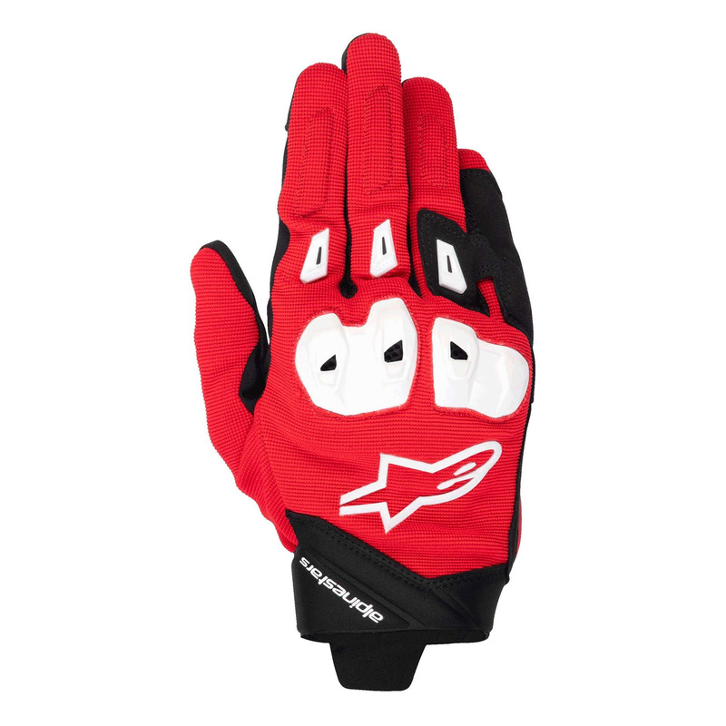 Gants cuir Alpinestars SP X 1 bight red/black/white- S