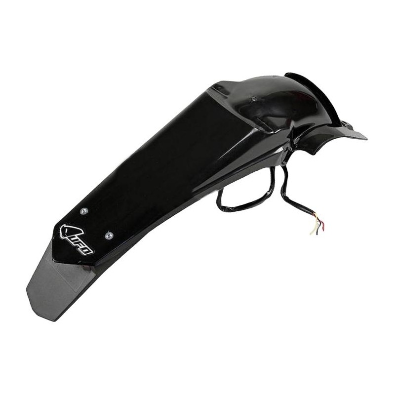 Garde-boue arrière avec feu UFO Yamaha 450 WR-F 12-15 noir