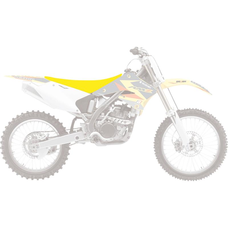 Housse de selle Blackbird Racing Pyramid Suzuki 250 RM-Z 04-06 jaune