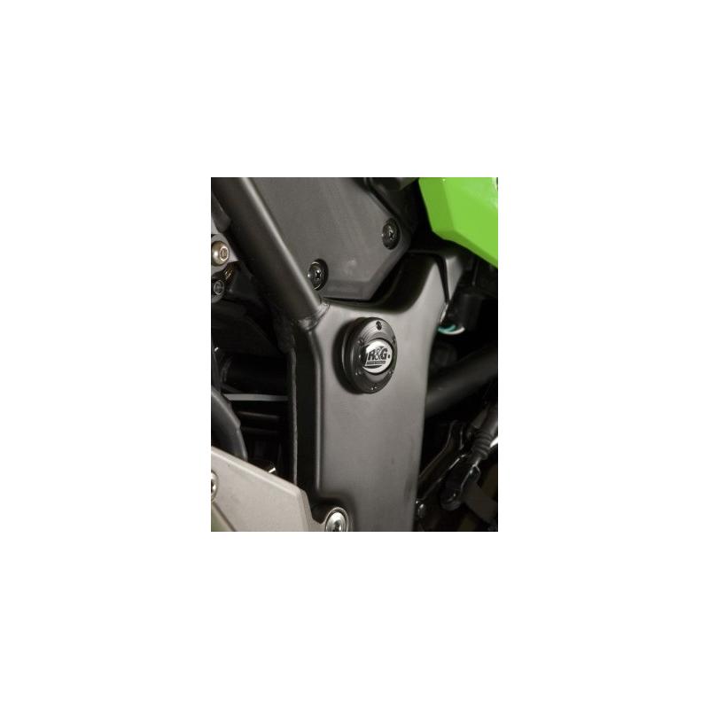 Insert de cadre gauche R&G Racing noir Kawasaki Ninja 300 12-17