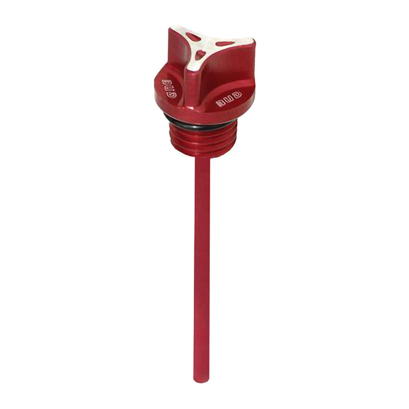 Jauge de Niveau d’Huile Moteur BUD RACING en Aluminium Anodisé Rouge pour Honda 250 CRF 10-17