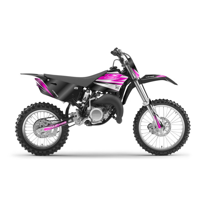 Kit déco La Bécanerie Factory rose/noir brillant Yamaha YZ 85 15-21