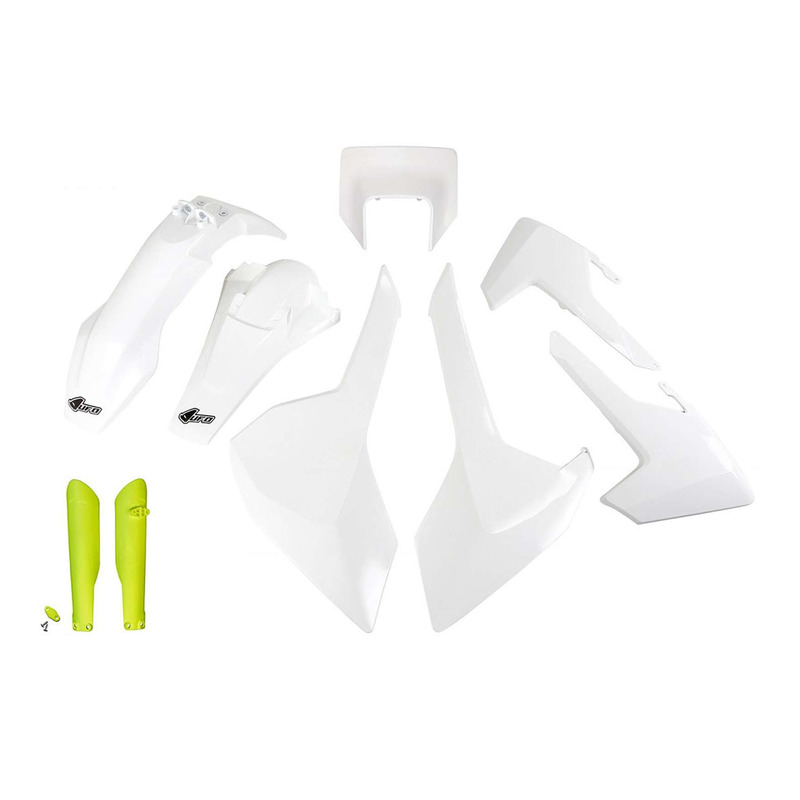 Kit plastique Ufo - Husqvarna TE/FE 17-19 - Blanc