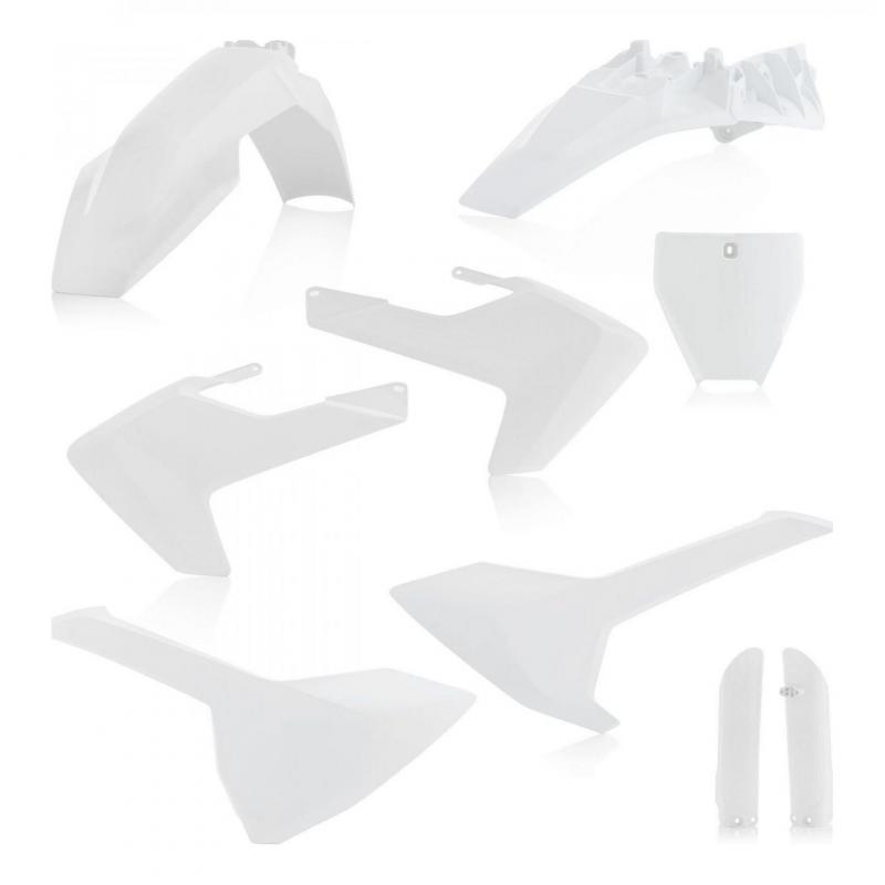 Kit plastiques complet Acerbis Husqvarna 85 TC 2018 blanc