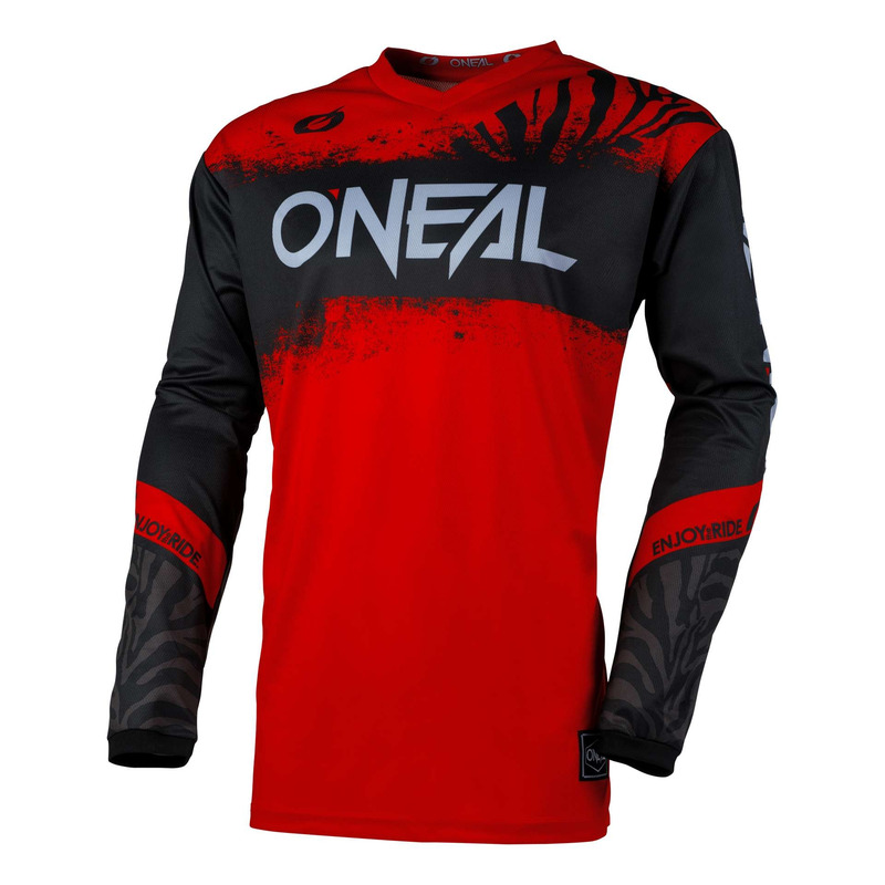 Maillot cross O'Neal Element Shocker black/red