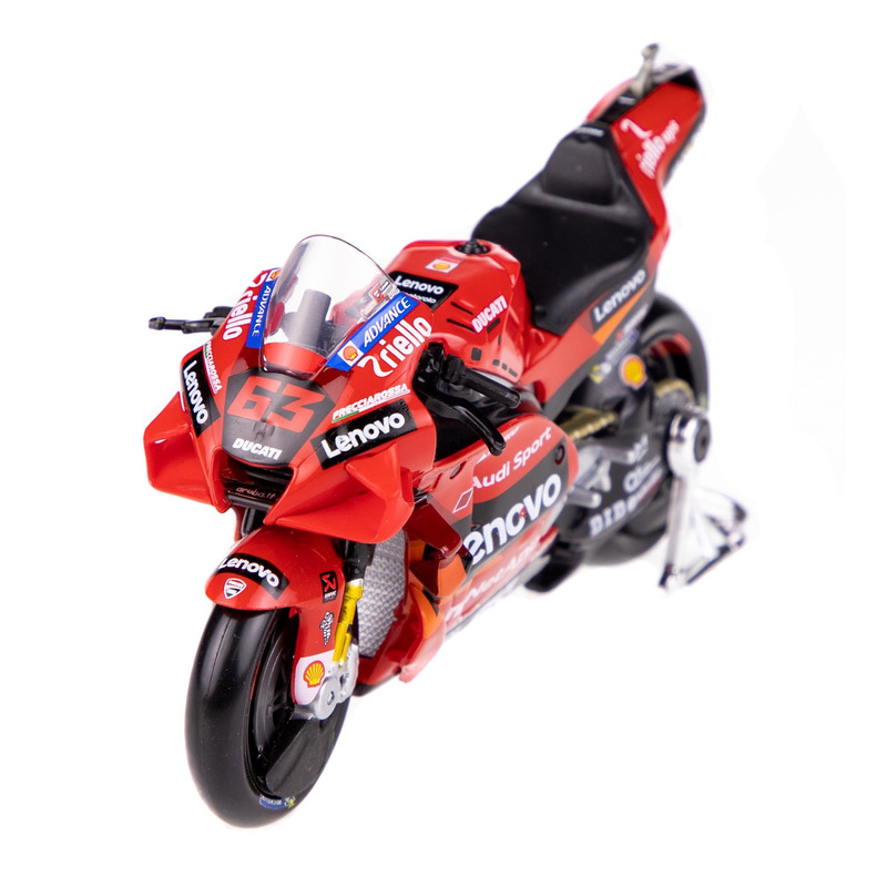 maisto - Maquette moto 1/18 Ducati Lenovo Team 2021 - Francesco Bagnaia