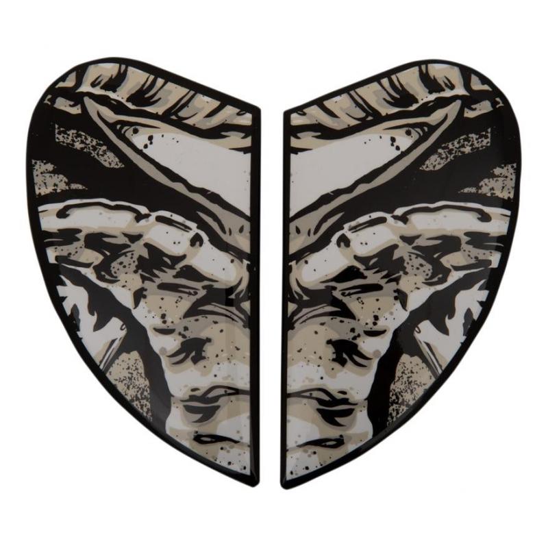 Plaques latérale Icon pour casque Airform Sacrosanct blanc