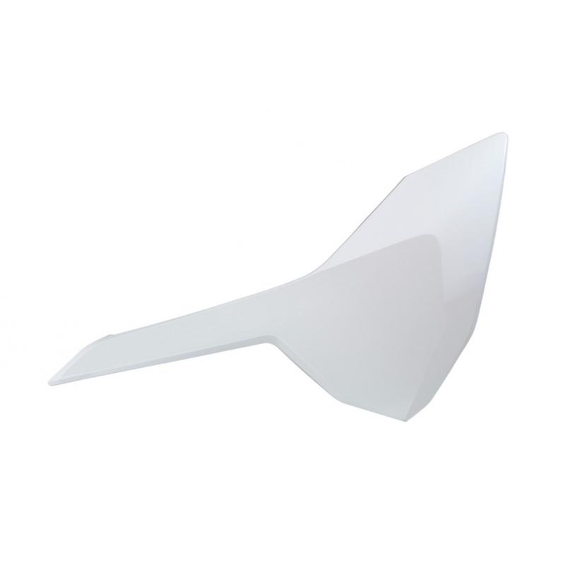 Plaques numéro latérales RTech blanches pour Husqvarna TC 125 2016