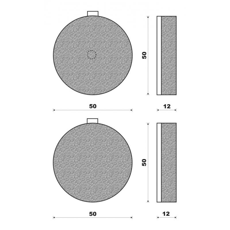 Plaquettes de frein Newfren FD0038BT pour Suzuki 500 GS 81- / 850 GS 7