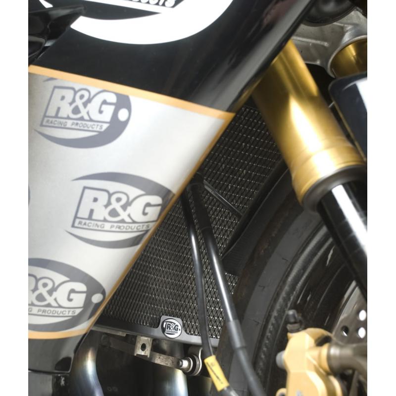 Protection de radiateur R&G Racing noire Kawasaki ZX-10 R 04-05