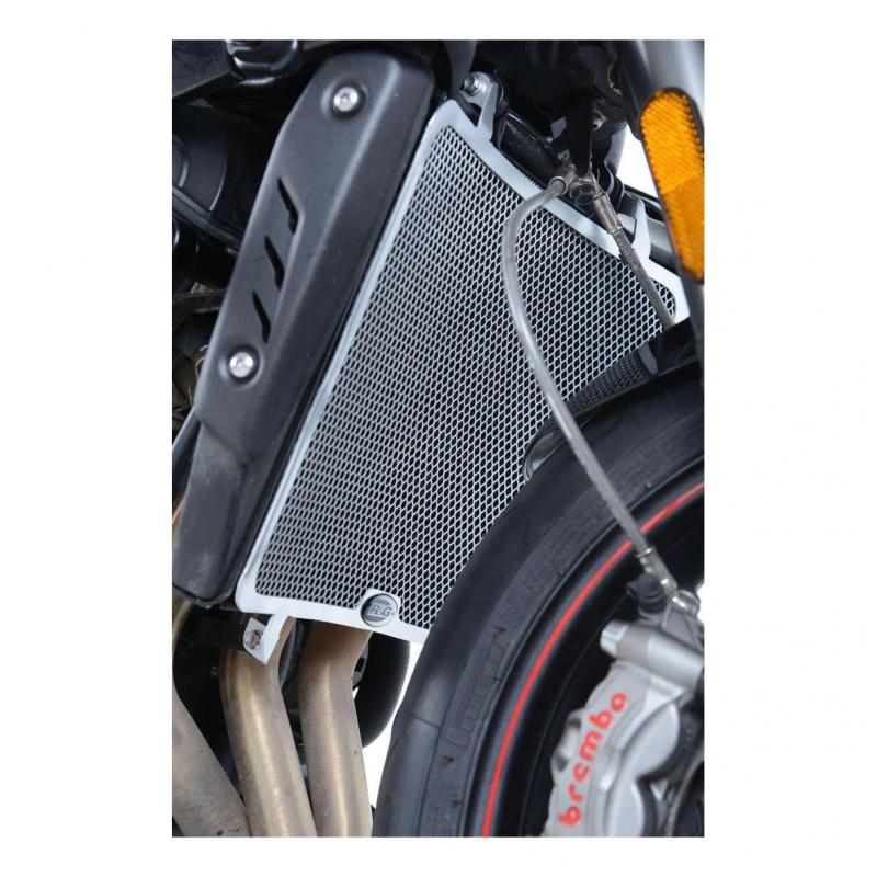 Protection de radiateur titane R&G Racing Triumph Street Triple 765 17