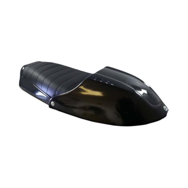 Selle scrambler / café racer C. Racer SCRBMWR.1 noire coutures droite