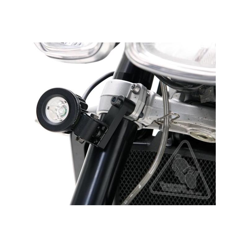 2PCS Support De Montage De Lumière,Biqing Universel Moto Support De Phare De Fixation Ampoule De Brouillard De Montage Bull Bar Bumper Support De Lampe Daluminium Diametre 22mm 36mm 86968313