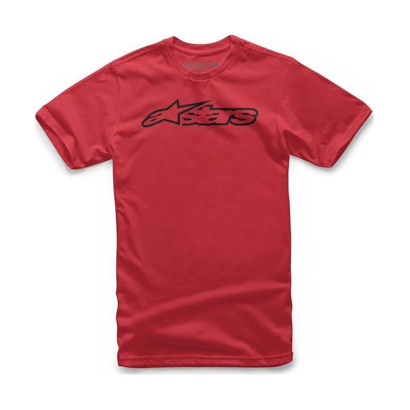 Tee-shirt enfant Alpinestars Kid’s Blaze rouge/noir- XS