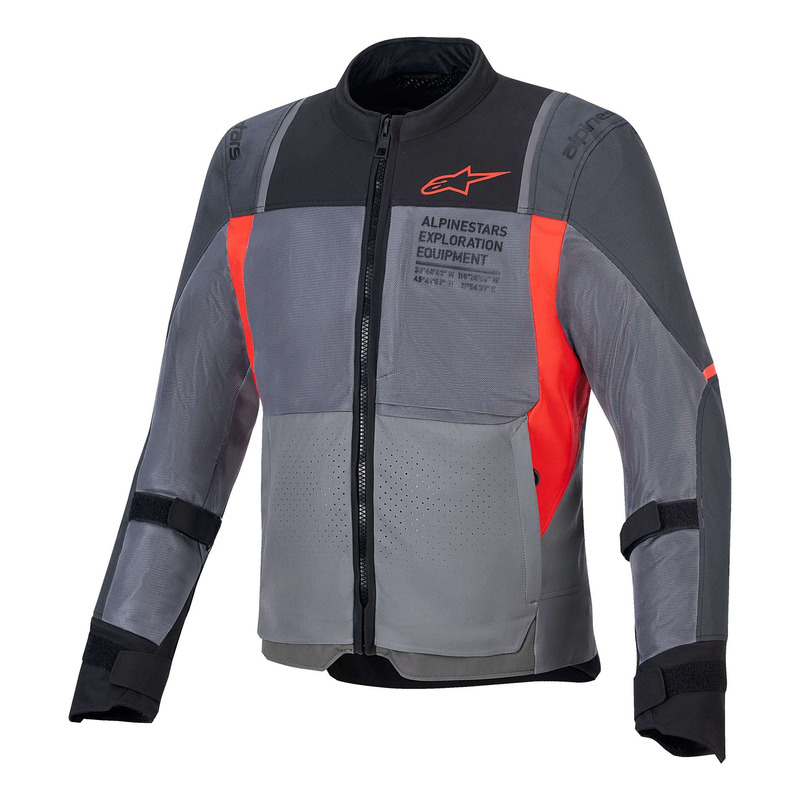 Veste textile Alpinestars ST-2 Air deep gray/dark gray/bright red