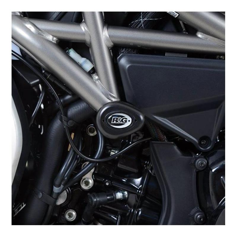 Tampons de protection R&G Racing Aero noir Ducati Multistrada 1260 2018