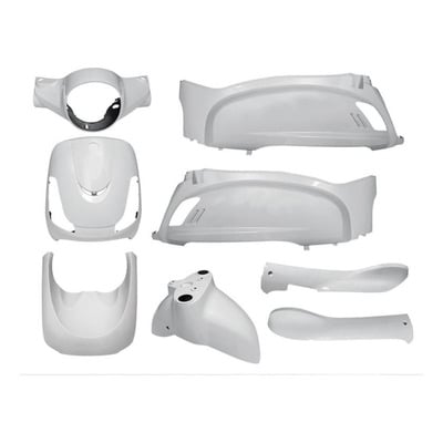 Kit carrosserie carénages blanc pour Sym Fiddle II 50/125cc 4T 2008-15