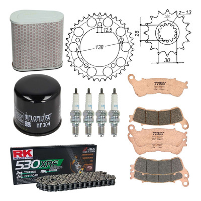 Kit entretien NF Prokit premium Honda CBF 1000 ABS 2006-10