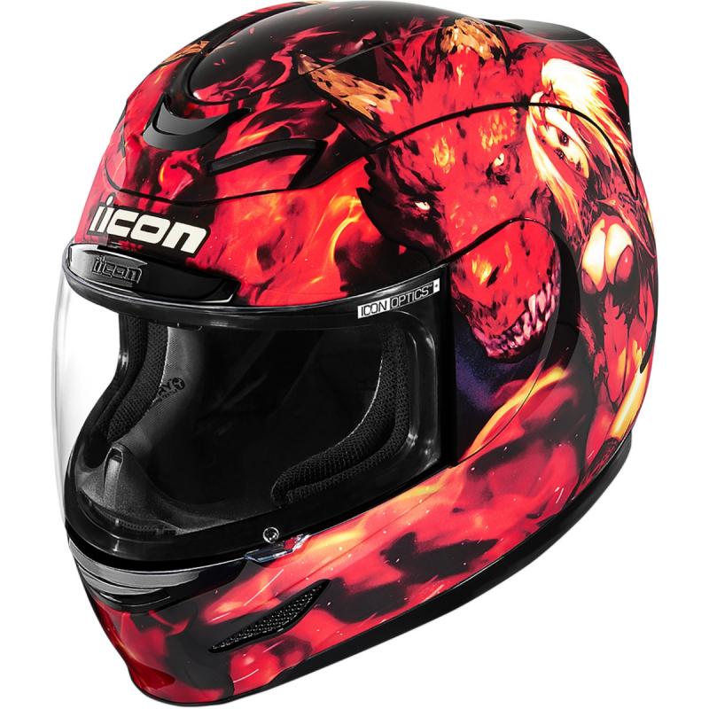 Casque intégral Icon Airmada Azrael rouge- XS