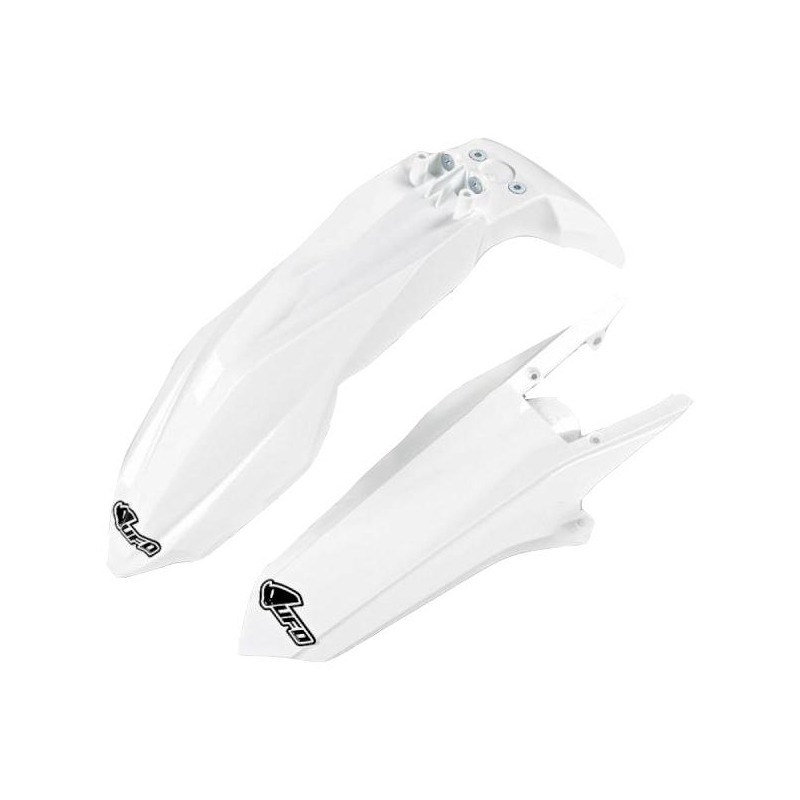 Kit garde-boue avant et arrière UFO Husqvarna 250 TC 2016 blanc (coul