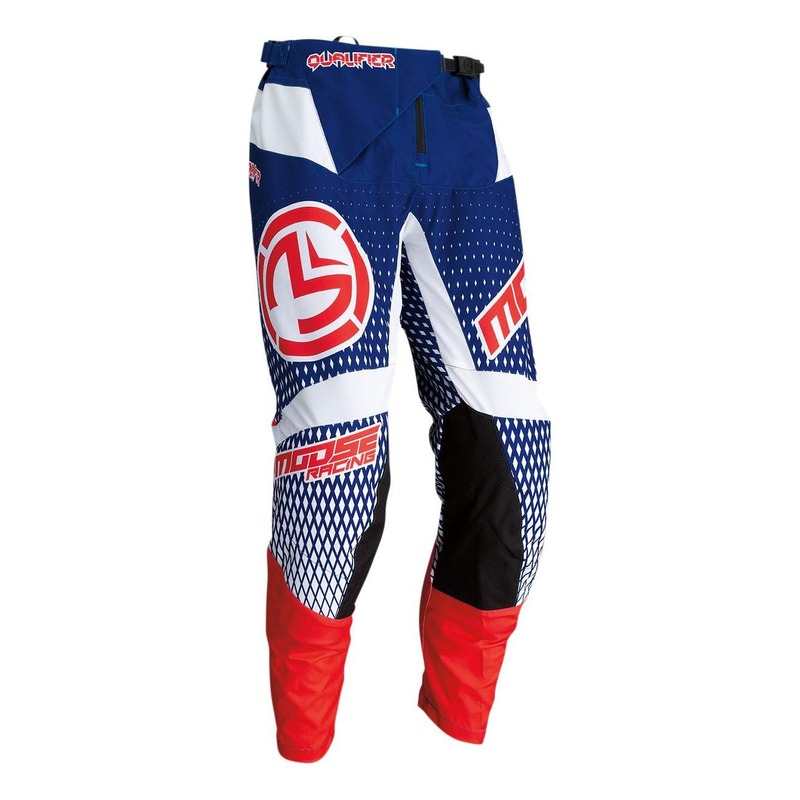 Pantalon cross Moose Racing Qualifier bleu/blanc/rouge- 32