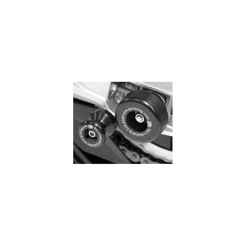 Tampons de bras oscillant R&G Racing noir Aprilia Dorsoduro 750 08-17