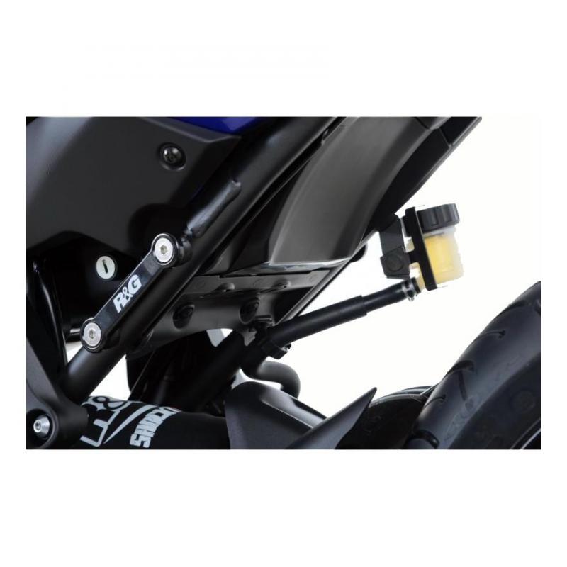 Cache orifice de repose-pieds arrière gauche R&G Racing noirs Yamaha
