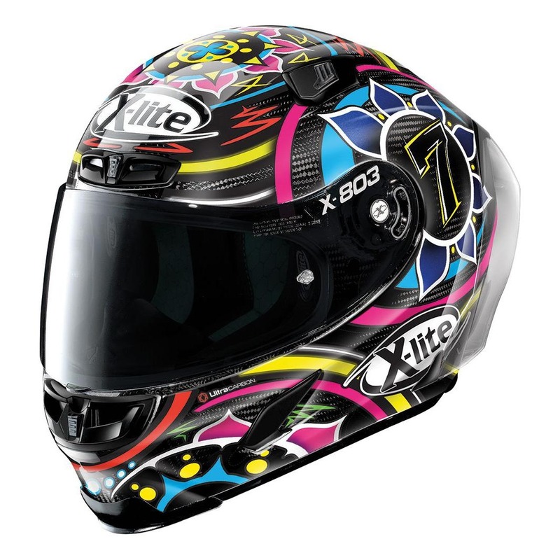 Casque intégral X-Lite X803 RS Ultra Carbon Replica Chaz.Davies multi