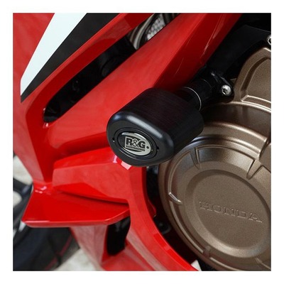 Tampons de protection R&G Racing Aero noir Honda CBR 500 R 19-20