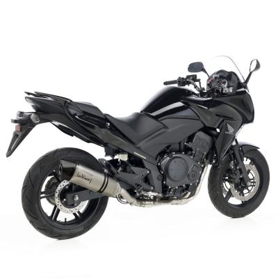 Silencieux Leovince LV One Evo inox casquette carbone pour Honda CBF 1000 10-13