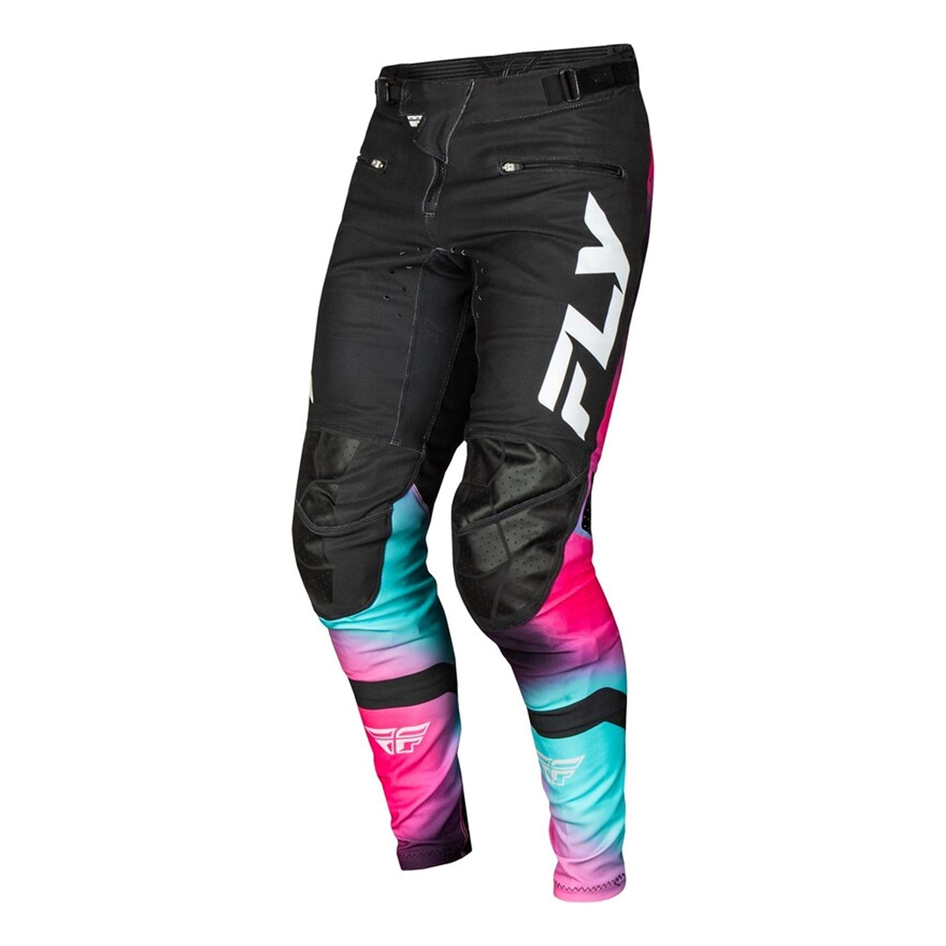 Pantalon BMX Fly Racing Rayce Noir/Rose