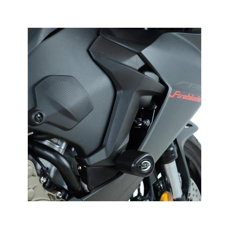 Tampons de protection R&G Racing Aero noir Honda CBR 1000 RR 17-18 sans perçage