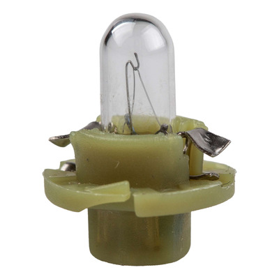 Ampoule Flosser 12V 1,3W BX8, 4d vert olive