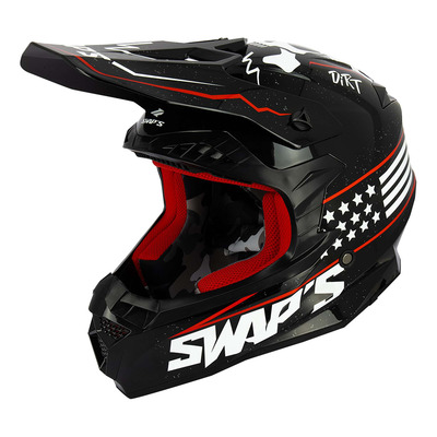 Casque cross Swaps S849 2FASTER Satan