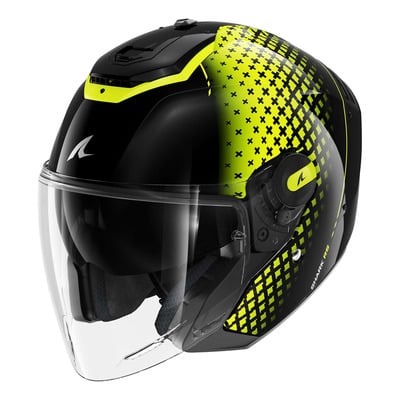 Casque jet Shark RS Jet Stride black/yellow/silver