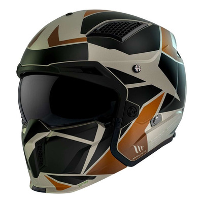 Casque transformable MT Helmets Streetfighter SV P1R gris mat