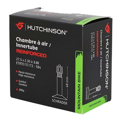 Chambre à air Hutchinson Reinforced 27,5’’x2,30/3,00 Schrader 48mm