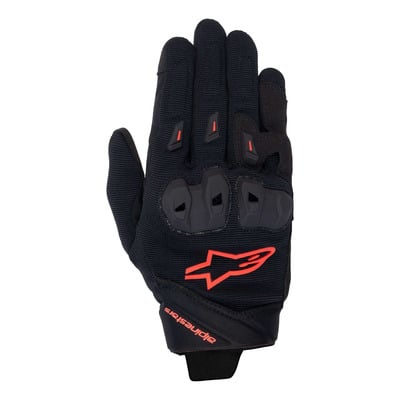 Gants cuir femme Alpinestars Stella SP X 1 black/red fluo