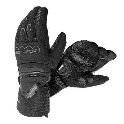 Gants cuir/textile Dainese Scout 2 Gore-Tex® noir/noir/noir
