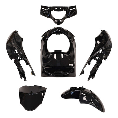 Kit plastique noir 6 pièces Piaggio Liberty 125 2015-23