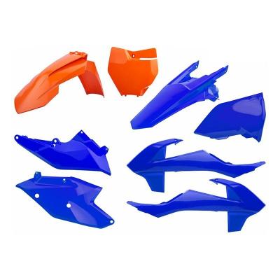 Kit plastique Polisport KTM 250 SX-F 16-18 orange/bleu