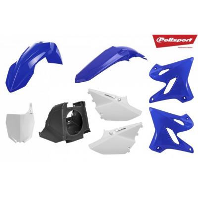 Kit plastique Polisport restylé Yamaha 250 YZ 02-21 (bleu/noir/blanc origine)