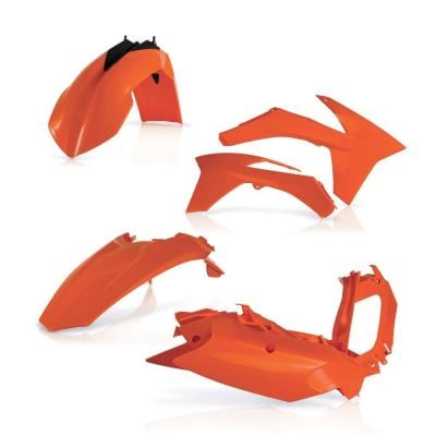 Kit plastique Acerbis KTM 400/530/450/500 EXCF 12-13 Orange Brillant