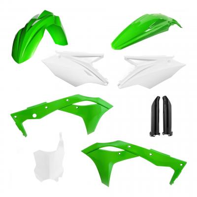 Kit plastique complet Acerbis Kawasaki 250 KX-F 19-20 Vert/Blanc/Noir Brillant