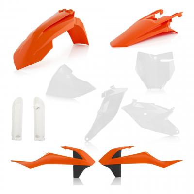 Kit plastiques complet Acerbis KTM 85 SX 18-23 orange/blanc/noir (couleur origine)