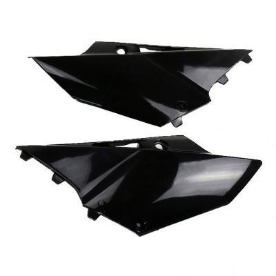 Plaques numéro latérales UFO Yamaha 125 YZ 15-17 noir