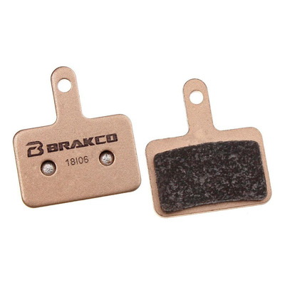Plaquettes de frein métalliques Brakco Shimano/Clarks/Tektro (x25)