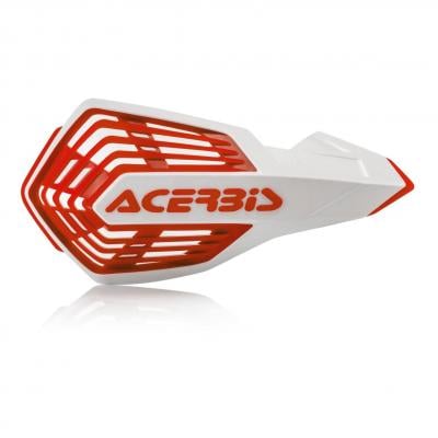 Protège-mains Acerbis X-Future Blanc/rouge Brillant